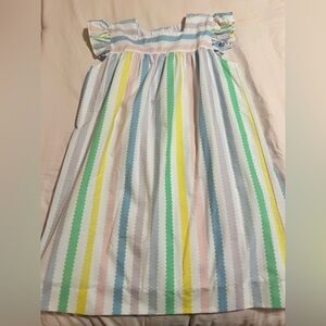 The Beaufort Bonnet Company Ric-Rac Stripe Dress – Girls Size 10